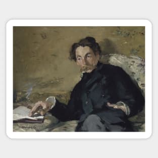 Stephane Mallarme by Edouard Manet Sticker